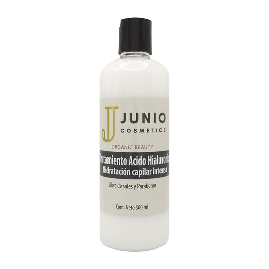 JUNIO COSMETICS TRATAMIENTO PARA CABELLO ACIDO HIALURONICO TRATAMIENTO ACIDO HIALURONICO PARA EL CABELLO CREMA A BASE ACIDO HIALURONICO - HIPOALERGÉNICA