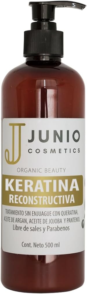 Tratamiento para el cabello maltratado keratina para el cabello keratina reconstructiva con aceite de argan, aceite de jojoba y pantenol sin enjuague 500ML hidratación profunda reparación intensiva